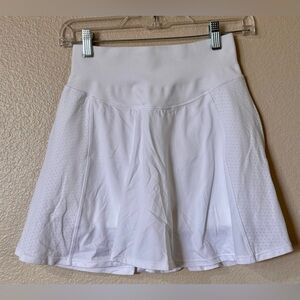 Jockey Performance White Tennis Skort with Mesh Panels - Size Small - NWOT